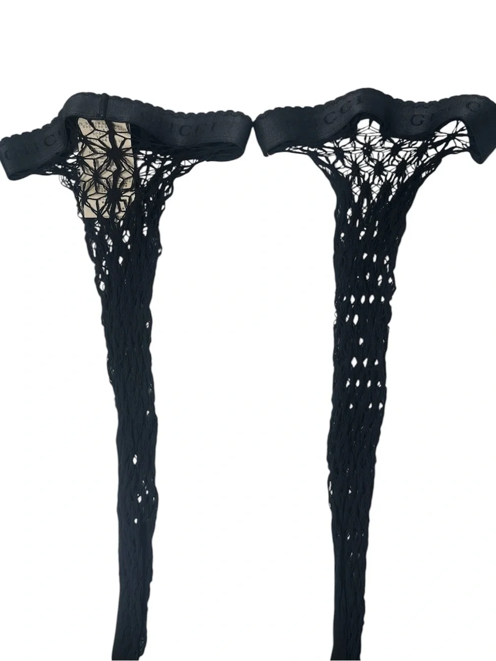 Gucci Diamond Motif Logo Knit Pantyhose Stockings Hosiery Socks